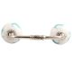 Sea Green Running Rein Deer Pattern Ceramic Bridge Handle